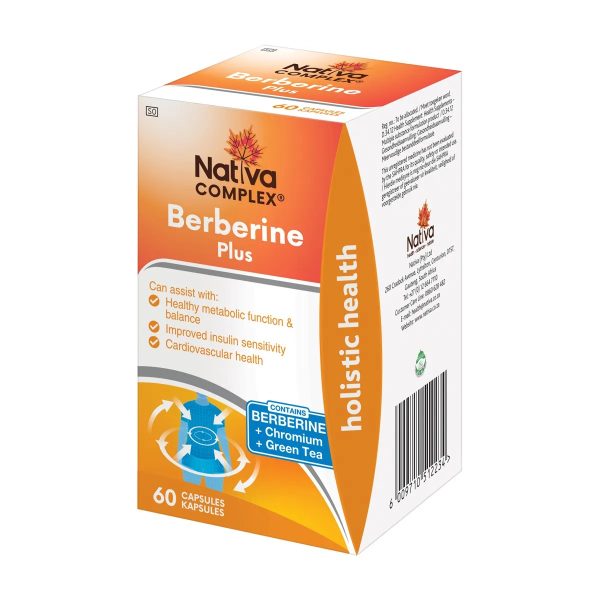 NATIVA BERBERINE PLUS 60 CAPS